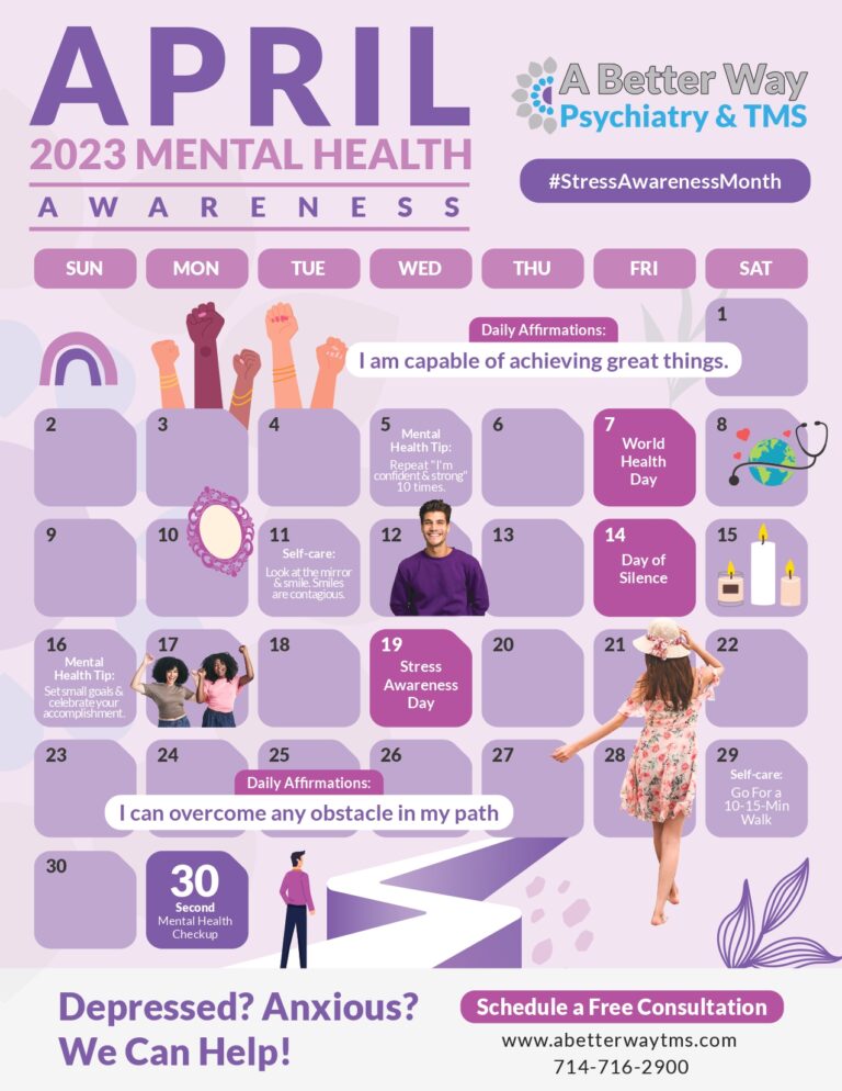April Mental Health Calendar 2023 - A Better Way TMS _page-0001